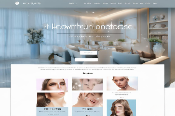 美容行业模板建站案例